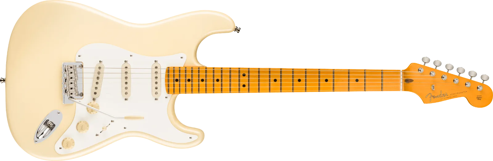 Fender Lincoln Brewster Stratocaster — Maple Fingerboard, Olympic Pearl · Chitarre elettriche · R&D Sound Lugano
