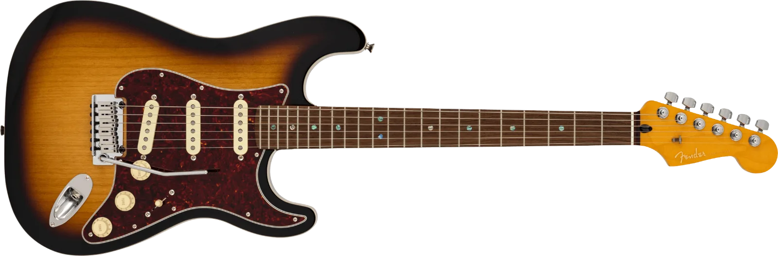 Fender Made in Japan Active Modern Stratocaster — Made in Japan Limited Active Modern Stratocaster, Rosewood Fingerboard, 2-Color Sunburst · Chitarre elettriche · R&D Sound Lugano