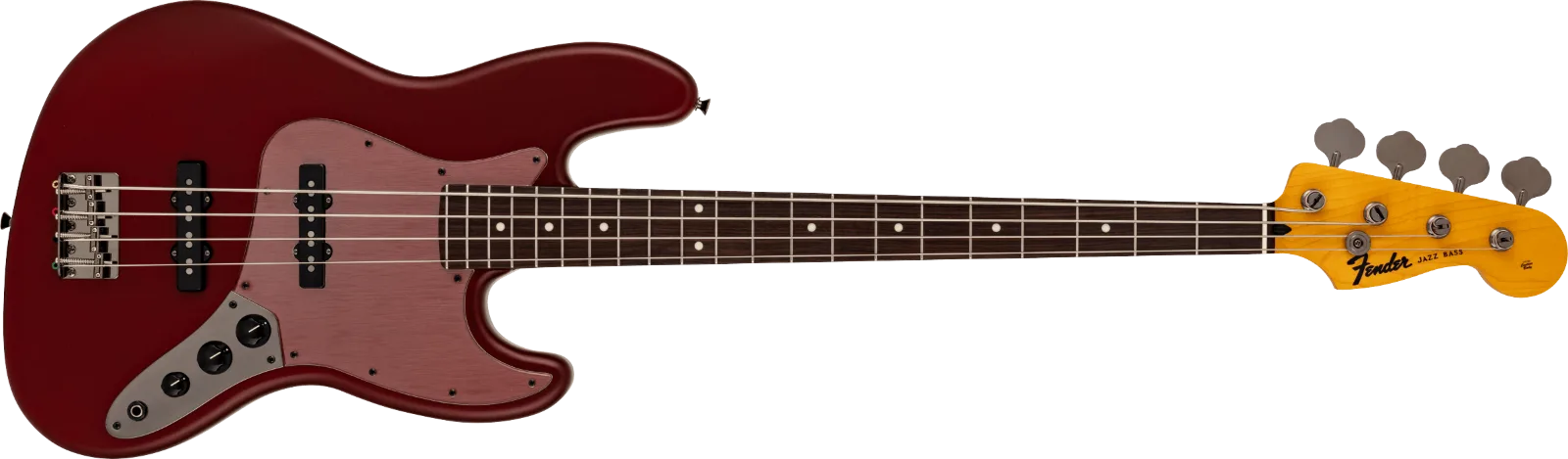 Fender Made in Japan Hybrid II 2026 Collection Jazz Bass Satin Metallic — Made in Japan Hybrid II 2026 Collection Jazz Bass, Rosewood Fingerboard, Matte Inferno Red · Bassi elettrici · R&D Sound Lugano