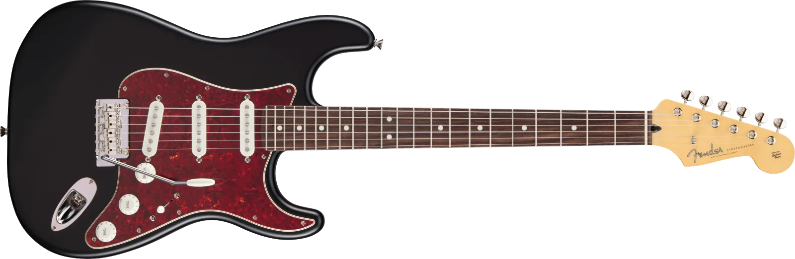 Fender Made in Japan Hybrid II Stratocaster — Rosewood Fingerboard, Satin Black · Chitarre elettriche · R&D Sound Lugano