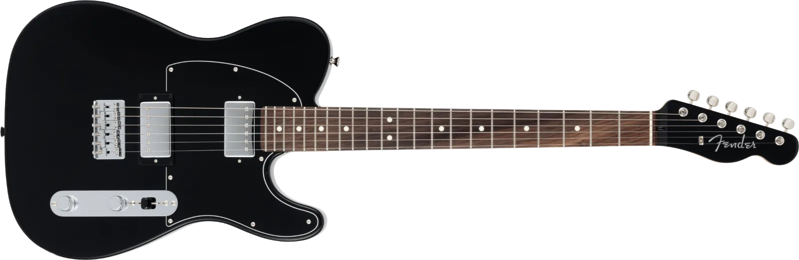 Fender Made in Japan Hybrid II Telecaster HH — Rosewood Fingerboard, Black · Chitarre elettriche · R&D Sound Lugano
