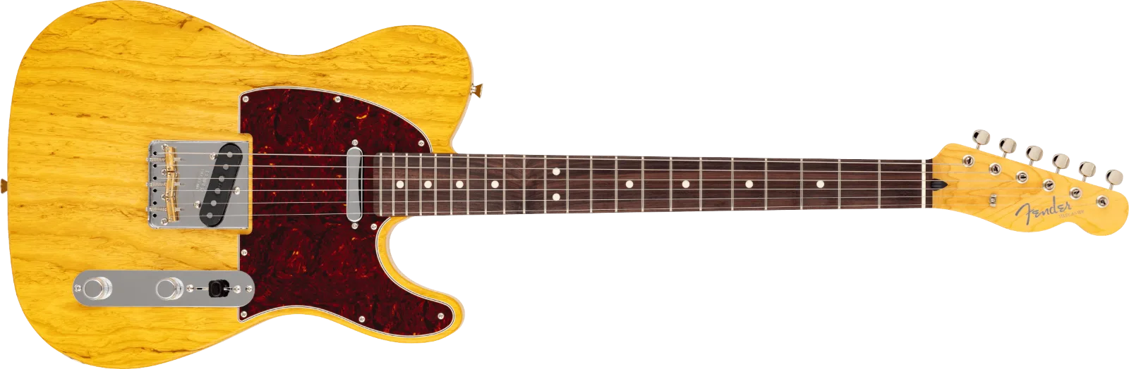 Fender Made in Japan Limited Telecaster, Raw Ash — Rosewood Fingerboard, Vintage Natural · Chitarre elettriche · R&D Sound Lugano