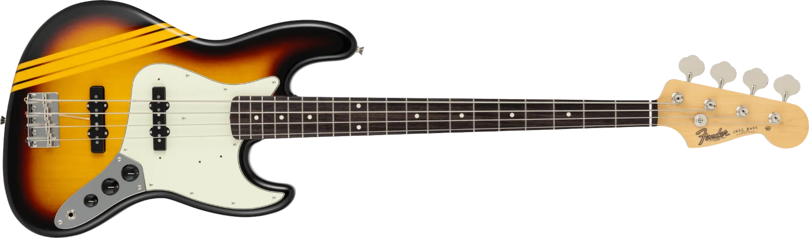 Fender Made in Japan Traditional 2025 Collection '60s Jazz Bass — Made in Japan Traditional 2025 Collection, 60s Jazz Bass, Rosewood Fingerboard, Competition 3-Color Sunburst / Aged Natural · Bassi elettrici · R&D Sound Lugano