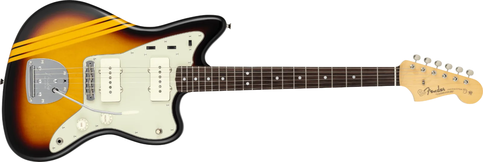 Fender Made in Japan Traditional 2025 Collection, '60s Jazzmaster — Made in Japan Traditional 2025 Collection, 60s Jazzmaster, Rosewood Fingerboard, Competition 3-Color Sunburst / Aged Natural · Chitarre elettriche · R&D Sound Lugano