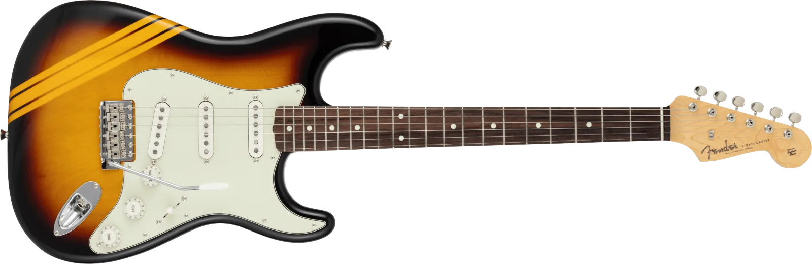 Fender Made in Japan Traditional 2025 Collection '60s Stratocaster — Made in Japan Traditional 2025 Collection, 60s Stratocaster, Rosewood Fingerboard, Competition 3-Color Sunburst / Aged Natural · Chitarre elettriche · R&D Sound Lugano