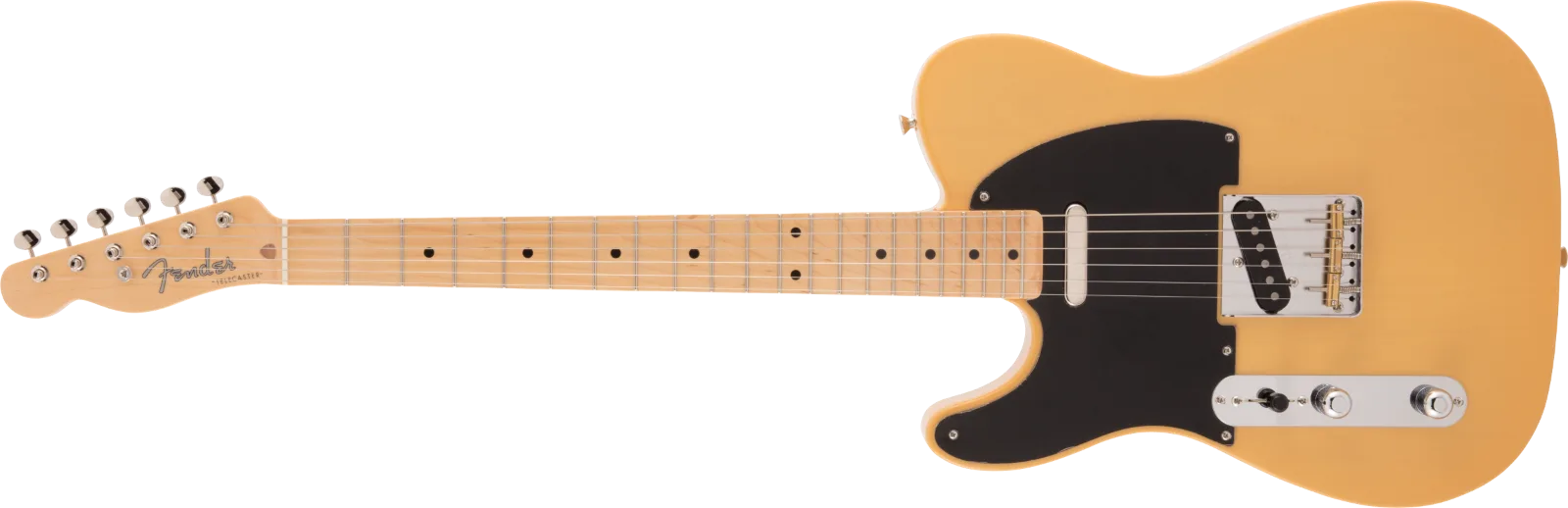 Fender Made in Japan Traditional '50s Telecaster Left-Handed — Made in Japan Traditional 50s Telecaster, Left-Handed, Maple Fingerboard, Butterscotch Blonde · Chitarre elettriche · R&D Sound Lugano
