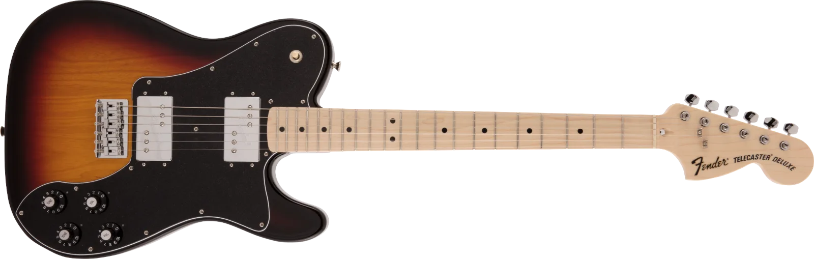 Fender Made in Japan Traditional '70s Telecaster Deluxe — Made in Japan Traditional 70s Telecaster Deluxe, Maple Fingerboard, 3-Color Sunburst · Chitarre elettriche · R&D Sound Lugano