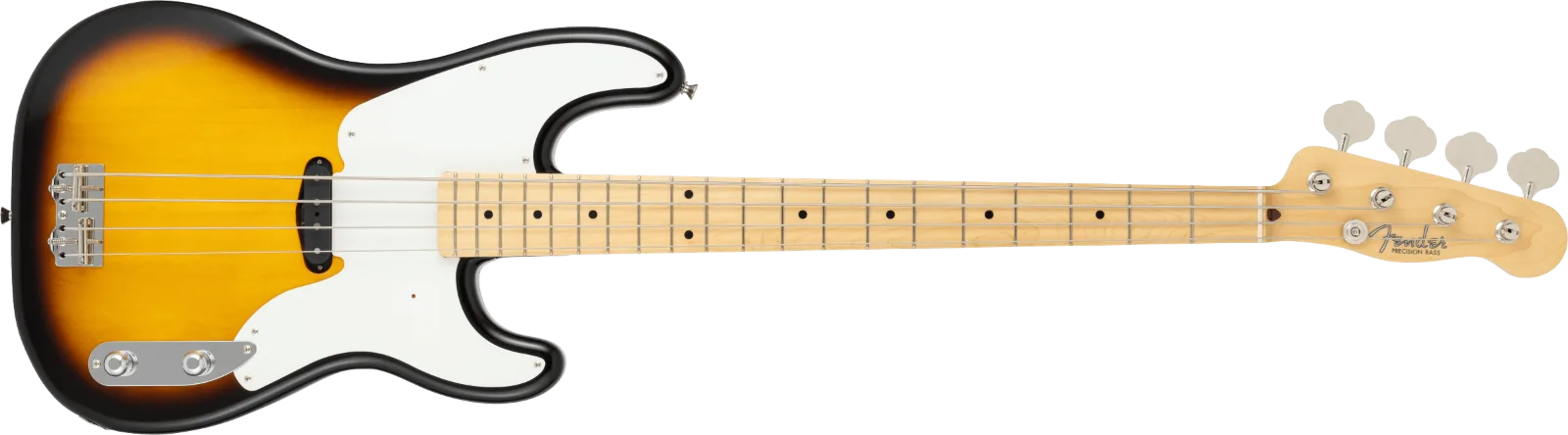 Fender Made in Japan Traditional Original '50s Precision Bass — Made in Japan Traditional Original 50s Precision Bass, Maple Fingerboard, 2-Color Sunburst · Bassi elettrici · R&D Sound Lugano