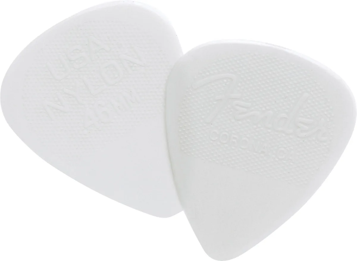Fender Nylon Picks, 351 Shape - 12 Pack — 351 Shape, Nylon, .46 mm (12) · Plettri · R&D Sound Lugano
