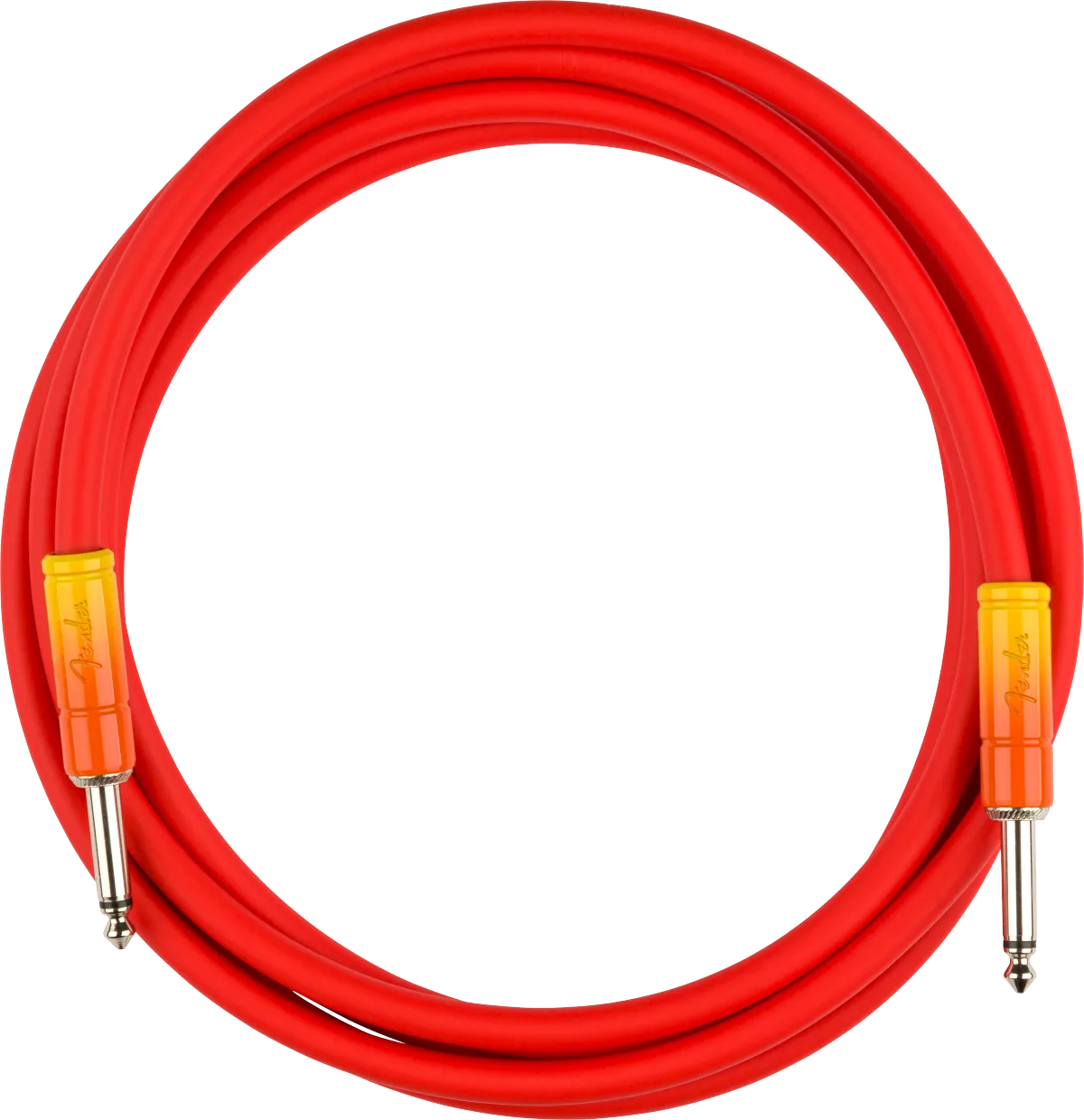 Fender Ombré Instrument Cables — Ombré Instrument Cable, Straight/Straight, 10', Tequila Sunrise · Cavi per strumento · R&D Sound Lugano