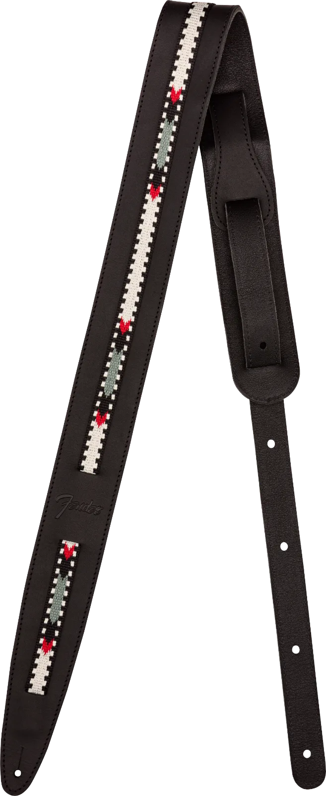 Fender Paramount Acoustic Leather Straps — Paramount Acoustic Leather Strap, Black · Tracolle e cinghie · R&D Sound Lugano