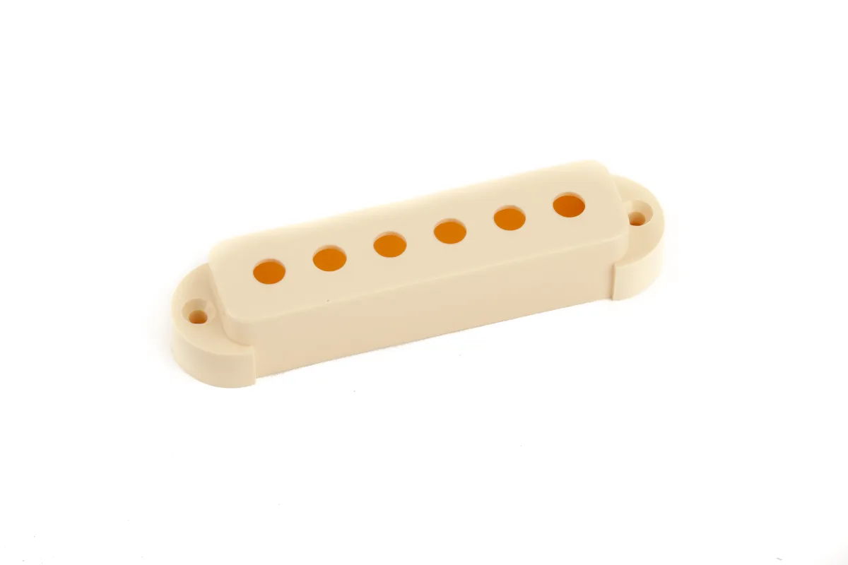 Fender Pickup Cover, Jaguar Plastic Aged White · Pickup e preamp · R&D Sound Lugano