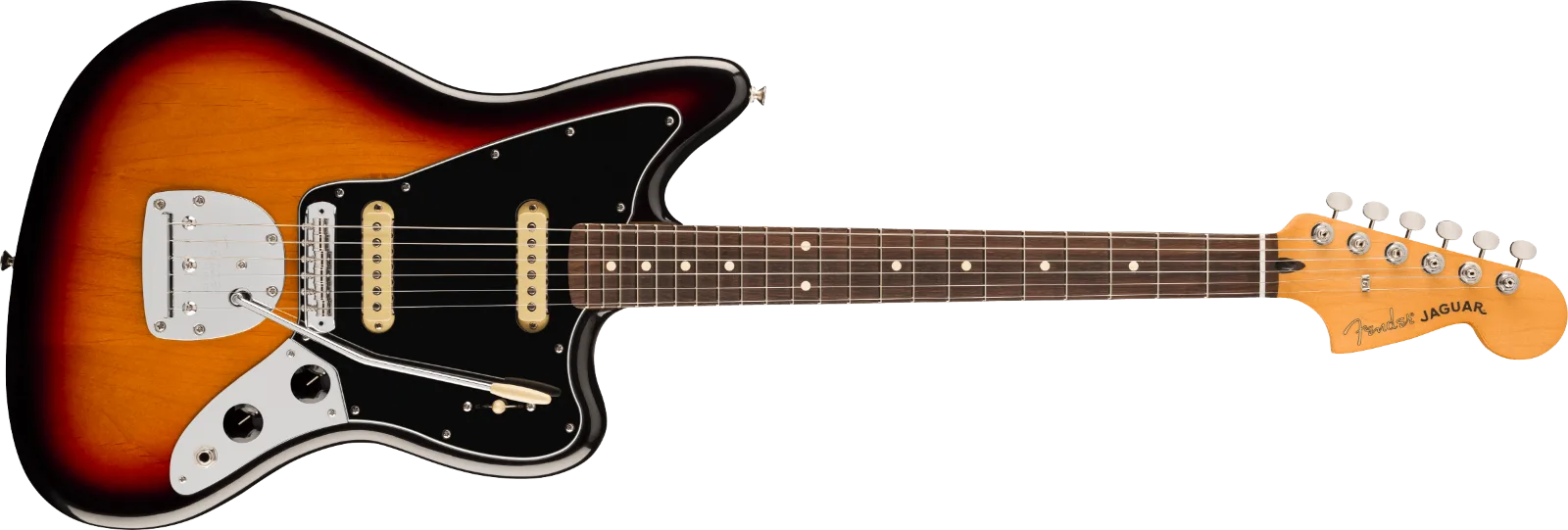Fender Player II Jaguar — Rosewood Fingerboard, 3 Color Sunburst · Chitarre elettriche · R&D Sound Lugano