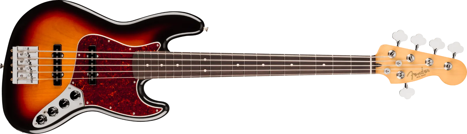 Fender Player II Modified Active Jazz Bass V — Rosewood Fingerboard, 3-Color Sunburst · Bassi elettrici · R&D Sound Lugano