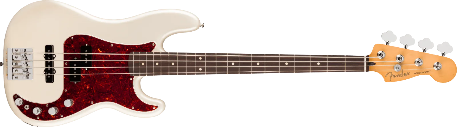 Fender Player II Modified Active Precision Bass — Rosewood Fingerboard, Olympic Pearl · Chitarre elettriche · R&D Sound Lugano