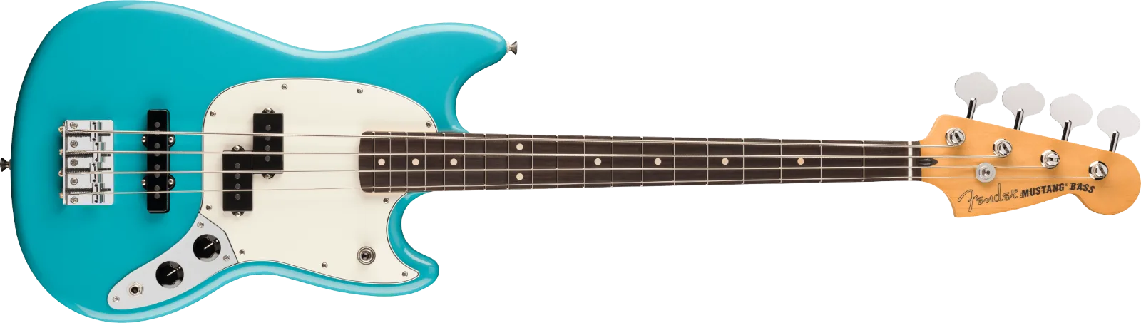 Fender Player II Mustang Bass PJ — Rosewood Fingerboard, Aquatone Blue · Bassi elettrici · R&D Sound Lugano