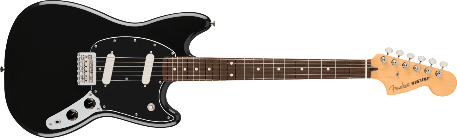Fender Player II Mustang — Rosewood Fingerboard, Black · Chitarre elettriche · R&D Sound Lugano