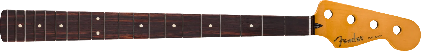 Fender Player II Series Jazz Bass Neck, 22 Medium Jumbo Frets, 9.5", Modern "C" — Player II Series Jazz Bass Neck, 22 Medium Jumbo Frets, Rosewood, 9.5", Modern "C" · Manici · R&D Sound Lugano