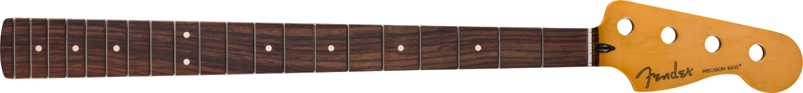Fender Player II Series Precision Bass Neck, 22 Medium Jumbo Frets, 9.5", Modern "C" — Player II Series Precision Bass Neck, 22 Medium Jumbo Frets, Rosewood, 9.5", Modern "C" · Manici · R&D Sound Lugano