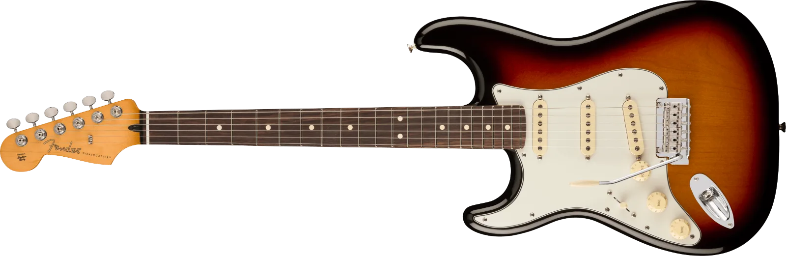 Fender Player II Stratocaster Left-Handed — Player II Stratocaster Left-Hand, Rosewood Fingerboard, 3-Color Sunburst · Chitarre elettriche · R&D Sound Lugano