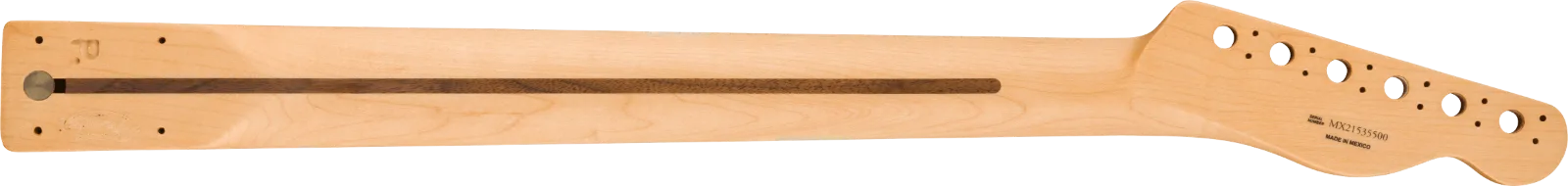 Fender Player Series Telecaster Left-Handed Neck, 22 Medium Jumbo Frets, 9.5" Radius — Player Series Telecaster LH Neck, 22 Medium Jumbo Frets, Pau Ferro, 9.5", Modern "C" · Manici · R&D Sound Lugano