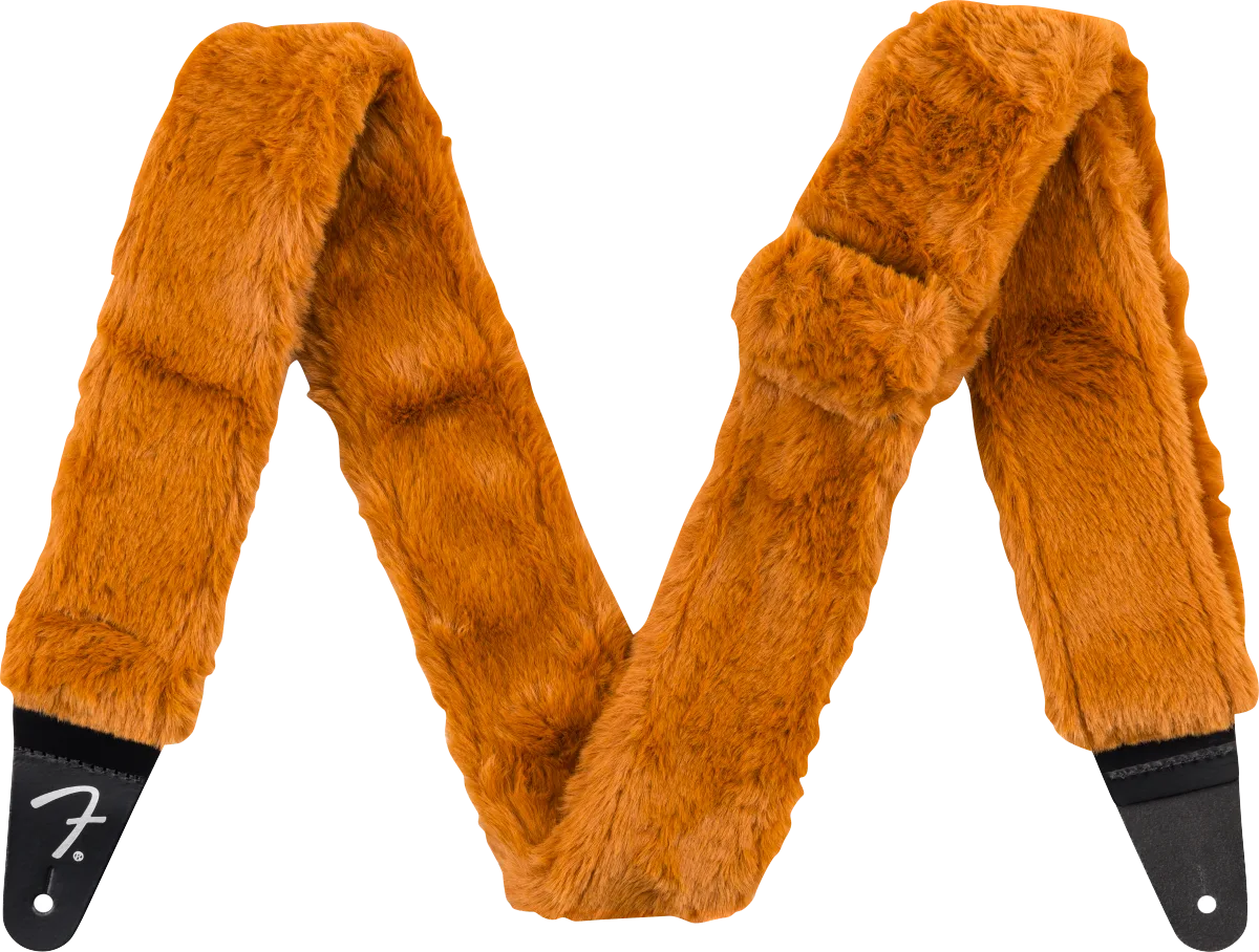 Fender Poodle Plush Strap — Rust · Tracolle e cinghie · R&D Sound Lugano