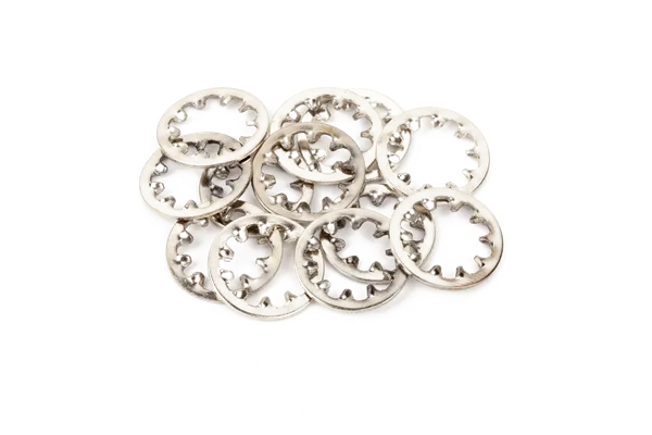 Fender Potentiometer Locking Washers — (12) (Nickel) · Viteria e fissaggi · R&D Sound Lugano
