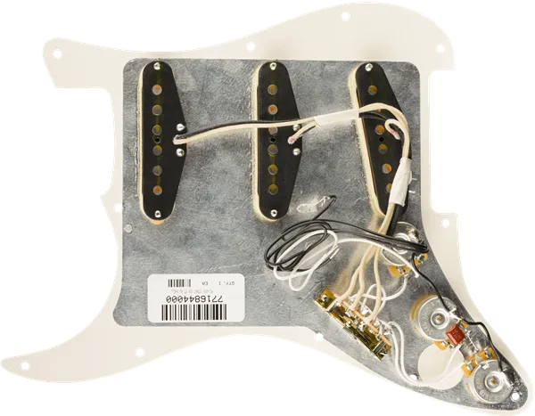Fender Pre-Wired Strat Pickguard, Original '57/'62 SSS — Tortoise Shell 11 Hole PG · Battipenna · R&D Sound Lugano