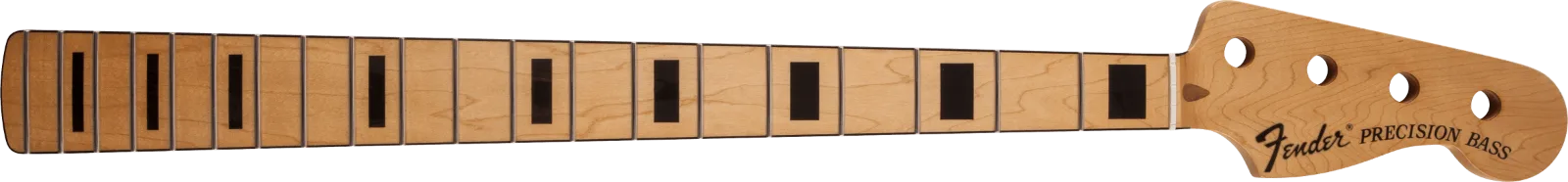 Fender Precision Bass Neck, 20 Medium Jumbo Frets, Block Inlay - Maple · Manici · R&D Sound Lugano