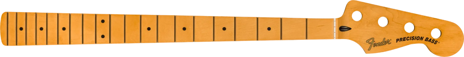 Fender Precision to Jazz Bass Conversion Neck, 20 Med Jumbo Frets, 12" Radius — Maple · Manici · R&D Sound Lugano