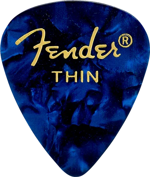 Fender Premium Celluloid Picks, 351 Shape - 1 Gross (144 Pack) — 351 Shape, Blue Moto, Thin (144) · Plettri · R&D Sound Lugano