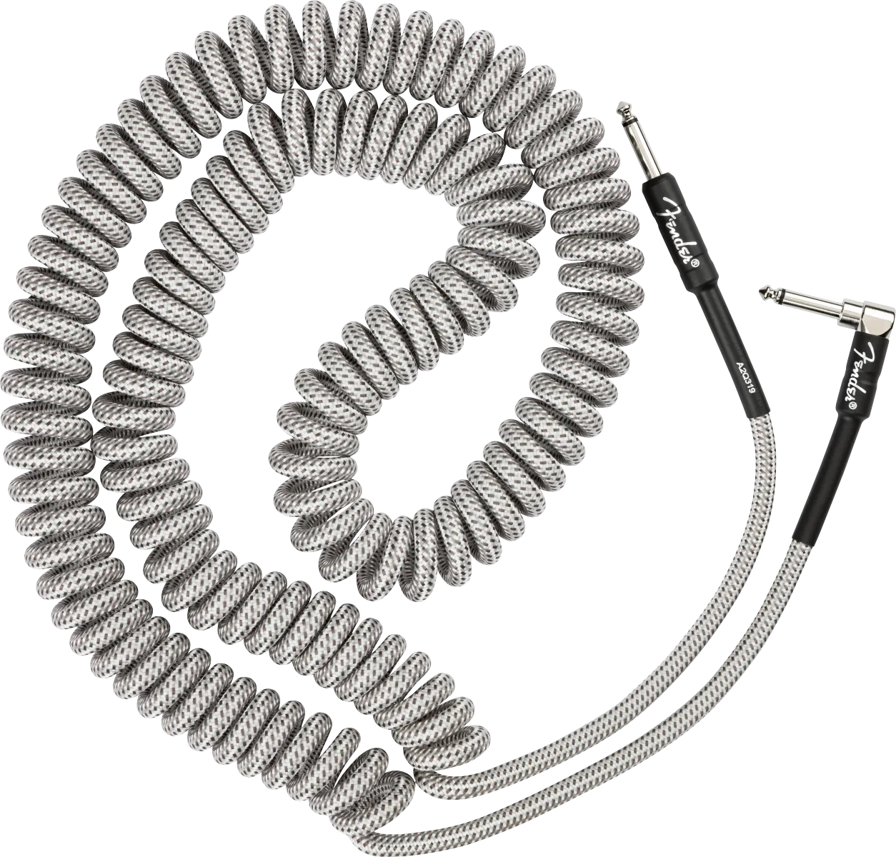 Fender Professional Series Tweed Coil Cables — Professional Series Coil Cable, 30', White Tweed · Cavi per strumento · R&D Sound Lugano