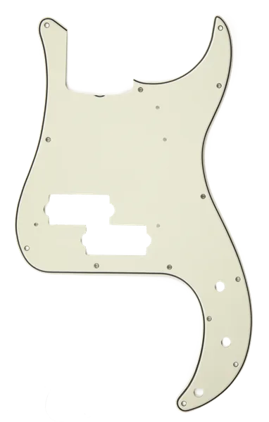 Fender Pure Vintage '63 Precision Bass Pickguard - Mint Green — Pure Vintage Pickguard, '63 Precision Bass, 13-Hole Mount, Mint Green, 3-Ply · Battipenna · R&D Sound Lugano
