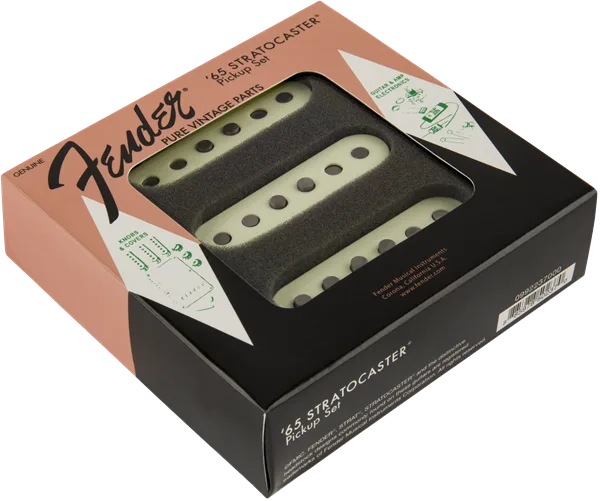 Fender Pure Vintage '65 Strat Pickups — Pure Vintage '65 Strat Pickup Set, Vintage White (3) · Pickup e preamp · R&D Sound Lugano