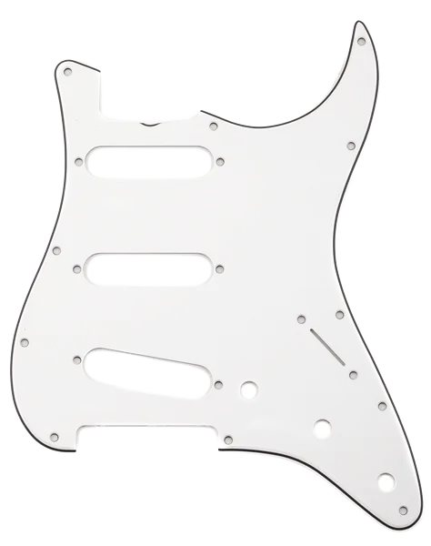 Fender Pure Vintage '65 Stratocaster Pickguard — Pure Vintage Pickguard, '65 Stratocaster, 11-Hole Mount, Eggshell, 3-Ply · Battipenna · R&D Sound Lugano