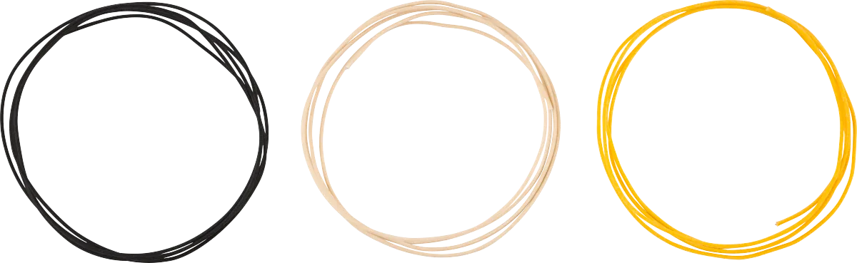 Fender Pure Vintage Cloth Wire, 22 AWG, Black, White, Yellow — 5' · Altri ricambi · R&D Sound Lugano
