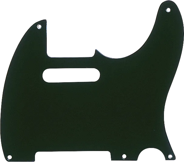 Fender Pure Vintage Five-Hole Mount Telecaster Pickguard — Pickguard, Telecaster, 5-Hole Mount, Black, 1-Ply · Battipenna · R&D Sound Lugano