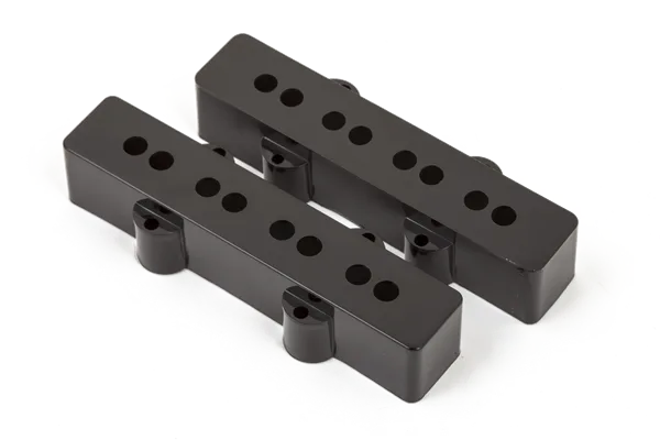Fender Pure Vintage Jazz Bass Plastic Pickup Cover Set — Pickup Covers, Pure Vintage Jazz Bass Black (2) · Pickup e preamp · R&D Sound Lugano