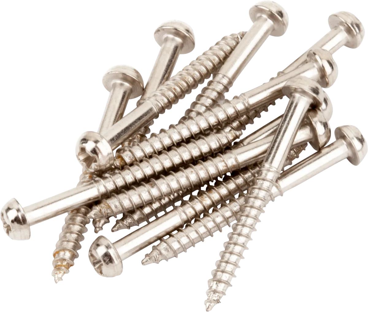 Fender Pure Vintage Jazzmaster/Telecaster Pickup Mounting Screws — Nickel (12) · Pickup e preamp · R&D Sound Lugano