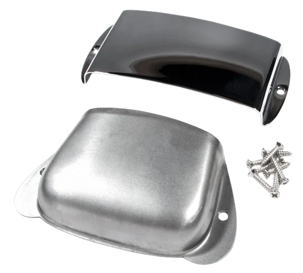 Fender Pure Vintage Precision Bass Ashtray Cover Set — Steel/Chrome · Altri ricambi · R&D Sound Lugano