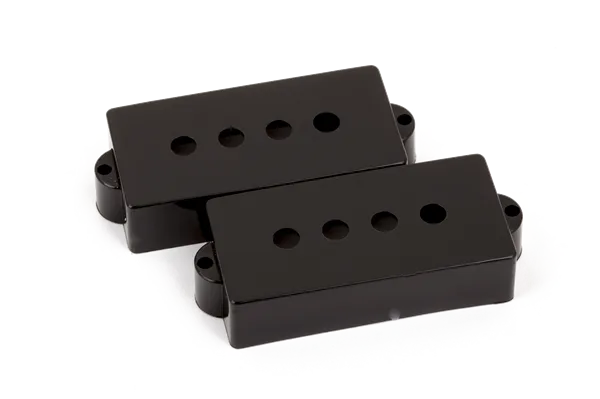 Fender Pure Vintage Precision Bass Pickup Cover Set — Pickup Covers, Pure Vintage Precision Bass Black (2) · Pickup e preamp · R&D Sound Lugano