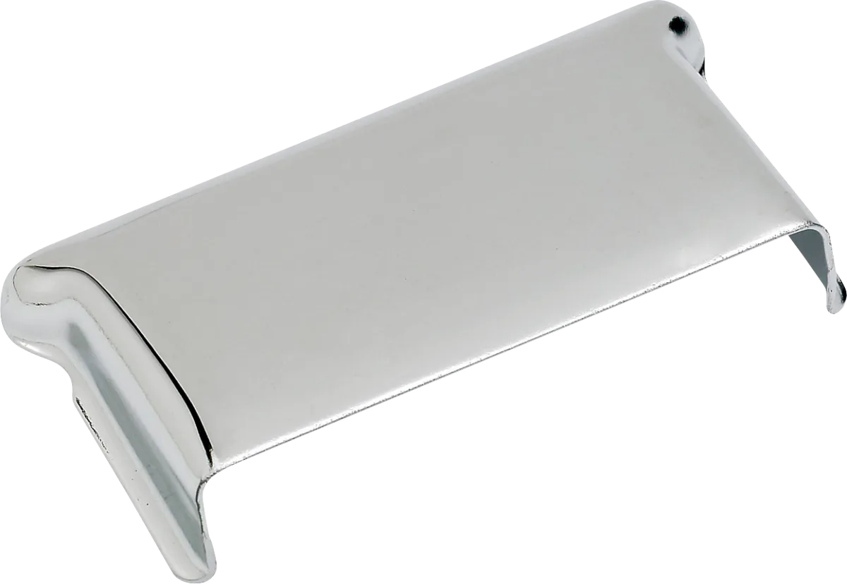 Fender Pure Vintage Stratocaster Bridge Cover — Pure Vintage Stratocaster Ashtray Bridge Cover, Chrome · Ponti e componenti · R&D Sound Lugano