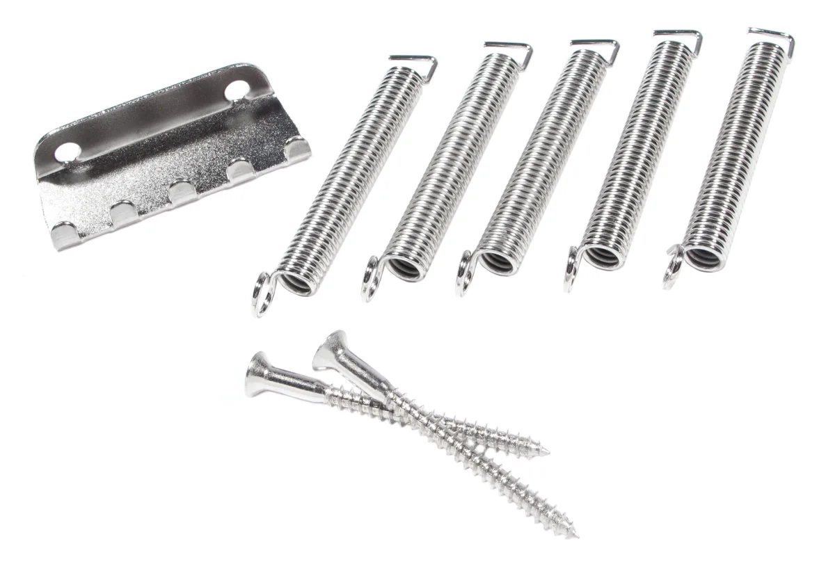 Fender Pure Vintage Stratocaster Tremolo Spring/Claw Kit — Nickel · Ponti e componenti · R&D Sound Lugano
