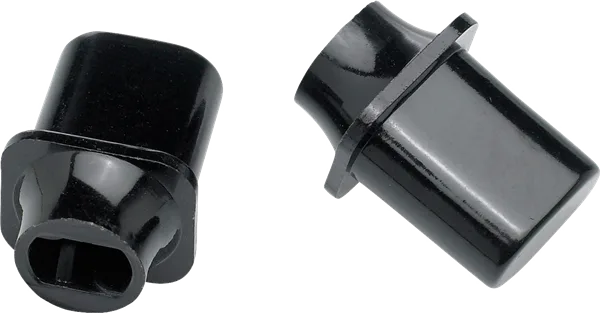 Fender Pure Vintage Telecaster Top-Hat Style Switch Tips- Set of 2 — Pure Vintage Telecaster "Top-Hat" Switch Tips, Black (2) · Manopole e controlli · R&D Sound Lugano