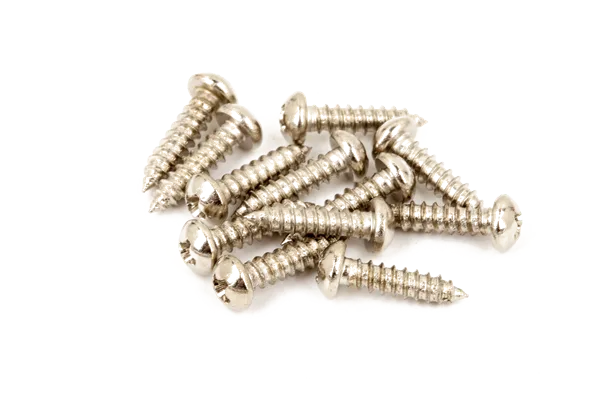 Fender Pure Vintage Tuning Machine Mounting Screws — Nickel-Plated, (12) · Meccaniche · R&D Sound Lugano