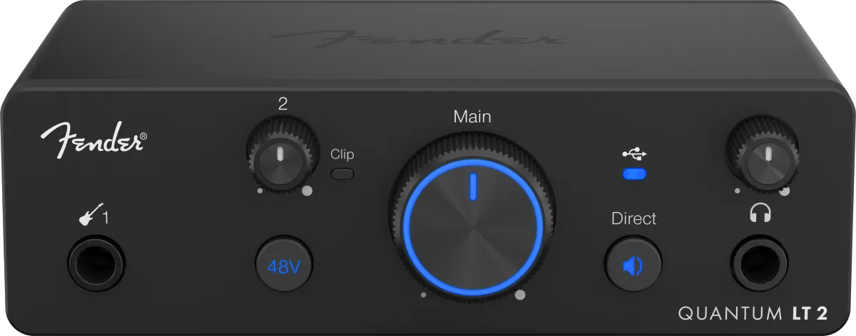 Fender Quantum LT 2 USB-C Audio Interface · Audio e recording · R&D Sound Lugano