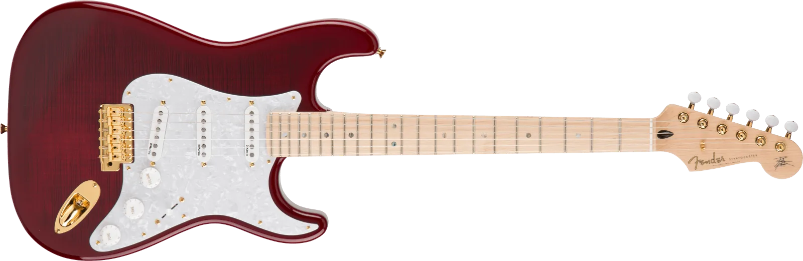 Fender Richie Kotzen Stratocaster — Maple Fingerboard, Transparent Red Burst · Chitarre elettriche · R&D Sound Lugano