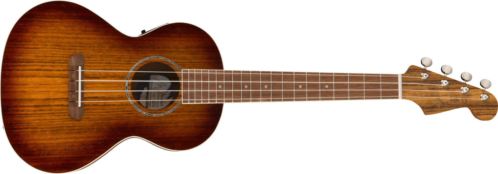 Fender Rincon Tenor Ukulele — Walnut Fingerboard, Aged Cognac Burst · Chitarre elettriche · R&D Sound Lugano