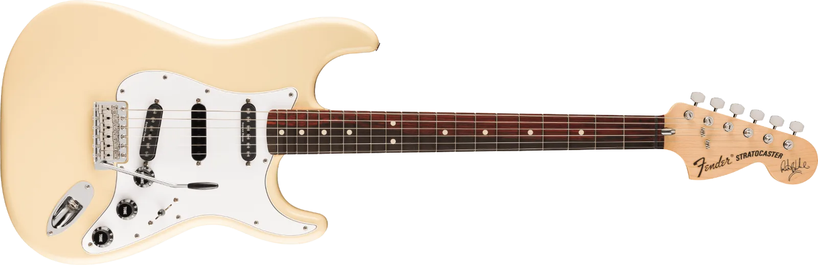 Fender Ritchie Blackmore Stratocaster — Scalloped Rosewood Fingerboard, Olympic White · Chitarre elettriche · R&D Sound Lugano