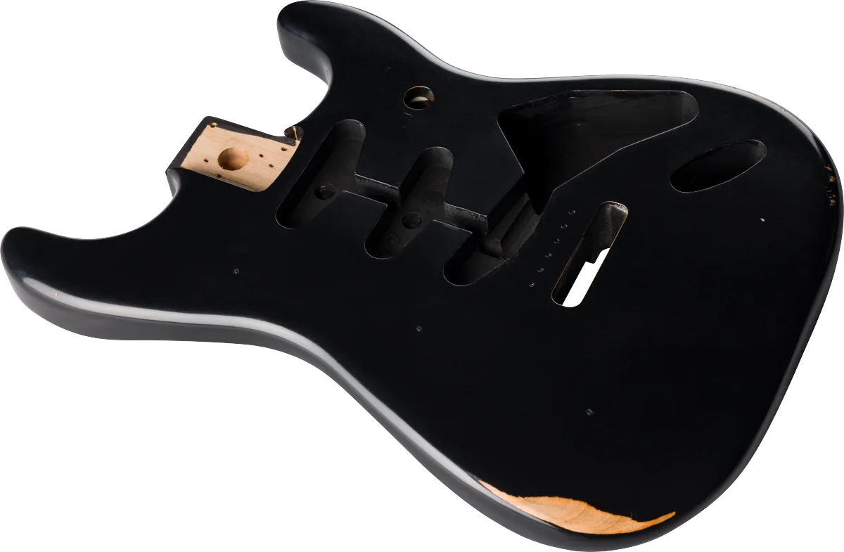 Fender Road Worn 50's Stratocaster SSS Alder Body, Black · Altri ricambi · R&D Sound Lugano